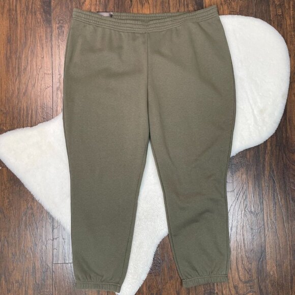 Banana Republic Other - Banana Republic Jogger Sweatpants XXL Olive Green Fleece Lounge Pants Men's NWT